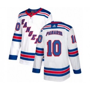 New York Rangers #10 Artemi Panarin Authentic White Away Hockey Jersey