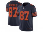Chicago Bears #87 Tom Waddle Vapor Untouchable Limited Navy Blue 1940s Throwback Alternate NFL Jersey