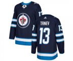 Winnipeg Jets #13 Brandon Tanev Authentic Navy Blue Home NHL Jersey
