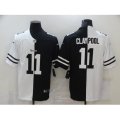 Pittsburgh Steelers #11 Chase Claypool Black White Limited Split Fashion Football Jersey