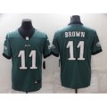 Philadelphia Eagles #11 A. J. Brown Green Vapor Untouchable Limited Jersey