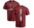 Arizona Cardinals #26 Brandon Williams Maroon Backer T-Shirt