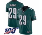 Philadelphia Eagles #29 Avonte Maddox Midnight Green Team Color Vapor Untouchable Limited Player 100th Season Football Jersey