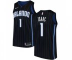 Orlando Magic #1 Jonathan Isaac Authentic Black Alternate NBA Jersey Statement Edition