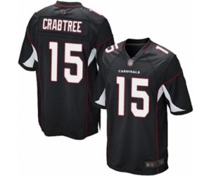 Arizona Cardinals #15 Michael Crabtree Game Black Alternate Football Jersey