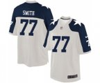 Dallas Cowboys #77 Tyron Smith Limited White Throwback Alternate Football Jersey