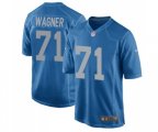 Detroit Lions #71 Ricky Wagner Game Blue Alternate Football Jersey