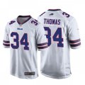 Buffalo Bills Retired Player #34 Thurman Thomas Nike White Vapor Limited Jersey