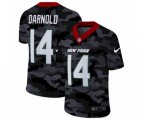New York Jets #14 Sam Darnold Men's Nike 2020 Black CAMO Vapor Untouchable Limited Stitched NFL Jersey