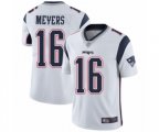 New England Patriots #16 Jakobi Meyers White Vapor Untouchable Limited Player Football Jersey