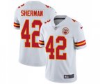 Kansas City Chiefs #42 Anthony Sherman White Vapor Untouchable Limited Player Football Jersey