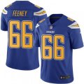 Los Angeles Chargers #66 Dan Feeney Elite Electric Blue Rush Vapor Untouchable NFL Jersey