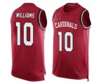 Arizona Cardinals #10 Chad Williams Limited Red Player Name & Number Tank Top Football Jersey