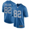 Detroit Lions #82 Luke Willson Game Blue Alternate NFL Jersey