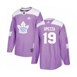Toronto Maple Leafs #19 Jason Spezza Authentic Purple Fights Cancer Practice Hockey Jersey