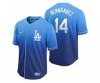 Los Angeles Dodgers Enrique Hernandez Royal Fade Nike Jersey