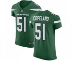 New York Jets #51 Brandon Copeland Green Team Color Vapor Untouchable Elite Player Football Jersey