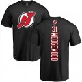 New Jersey Devils #31 Scott Wedgewood Black Backer T-Shirt