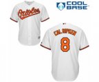 Baltimore Orioles #8 Cal Ripken Authentic White Home Cool Base MLB Jersey
