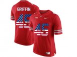 2016 US Flag Fashion Ohio State Buckeyes Archie Griffin #45 College Football Limited Jersey - Scarlet