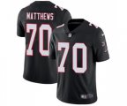 Atlanta Falcons #70 Jake Matthews Black Alternate Vapor Untouchable Limited Player Football Jersey
