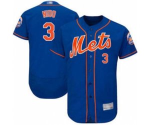 New York Mets Tomas Nido Royal Blue Alternate Flex Base Authentic Collection Baseball Player Jersey