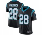 Carolina Panthers #28 Rashaan Gaulden Black Team Color Vapor Untouchable Limited Player Football Jersey