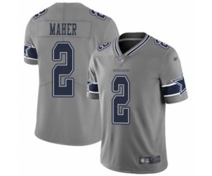 Dallas Cowboys #2 Brett Maher Limited Gray Inverted Legend Football Jersey