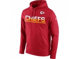 Kansas City Chiefs Nike Red Sideline Circuit Pullover Performance Hoodie