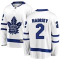 Toronto Maple Leafs #2 Ron Hainsey Fanatics Branded White Away Breakaway NHL Jersey
