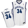 Memphis Grizzlies #34 Brandan Wright Swingman White Home NBA Jersey