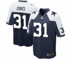 Dallas Cowboys #31 Byron Jones Game Navy Blue Throwback Alternate Football Jersey