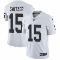 Oakland Raiders #15 Ryan Switzer White Vapor Untouchable Limited Player NFL Jersey