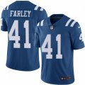 Indianapolis Colts #41 Matthias Farley Elite Royal Blue Rush Vapor Untouchable NFL Jersey
