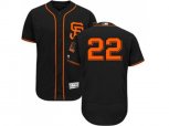 San Francisco Giants #22 Will Clark Black Flexbase Authentic Collection Alternate Stitched MLB Jersey