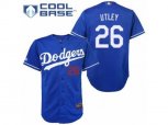 Los Angeles Dodgers #26 Chase Utley Authentic Royal Blue Cool Base MLB Jersey