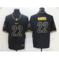 Pittsburgh Steelers #22 Najee Harris Nike Black Gold Draft First Round Pick Limited Jersey