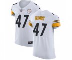 Pittsburgh Steelers #47 Mel Blount White Vapor Untouchable Elite Player Football Jersey