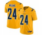 Los Angeles Chargers #24 Trevor Williams Limited Gold Inverted Legend Football Jersey