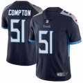 Tennessee Titans #51 Will Compton Navy Blue Team Color Vapor Untouchable Limited Player NFL Jersey