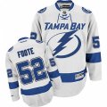 Tampa Bay Lightning #52 Callan Foote Authentic White Away NHL Jersey