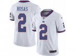 New York Giants #2 Aldrick Rosas Limited White Rush Vapor Untouchable NFL Jersey