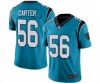 Carolina Panthers #56 Jermaine Carter Limited Blue Rush Vapor Untouchable Football Jersey