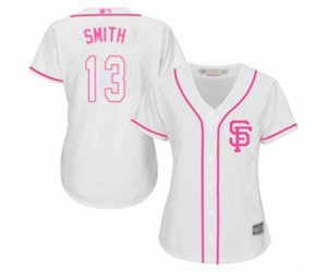 Women\'s San Francisco Giants #13 Will Smith Authentic White Fashion Cool Base Baseball Jersey