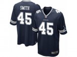 Dallas Cowboys #45 Rod Smith Game Navy Blue Team Color NFL Jersey
