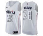 Washington Wizards #28 Ian Mahinmi Swingman White NBA Jersey - City Edition