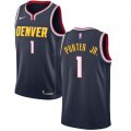 Denver Nuggets #1 Michael Porter Jr. Navy NBA Swingman Icon Edition Jersey