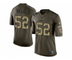 San Francisco 49ers #52 Patrick Willis army green[Limited Salute To Service]