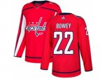 Washington Capitals #22 Madison Bowey Red Home Authentic Stitched NHL Jersey