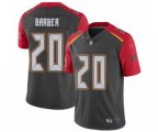 Tampa Bay Buccaneers #20 Ronde Barber Limited Gray Inverted Legend Football Jersey